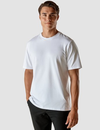 Shaping New Tomorrow - Supima T-Shirt - White - Box Fit - Herre - Størrelse XXL