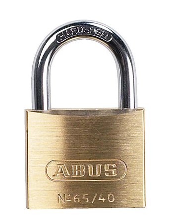 ABUS HENGELÅS 65/40 MESSING LIKELÅSENDE GRUPPE 406