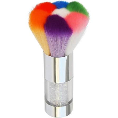 Nagelborste för akrylnaglar, borste för borttagning av akrylnaglar, färgglad borste för borttagning av dopppulver