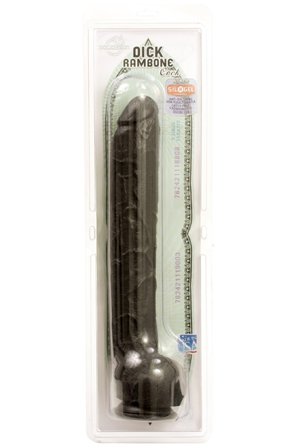 Kjøp Doc Johnson Dick Rambone Black 42 cm - XL dildo | God pris