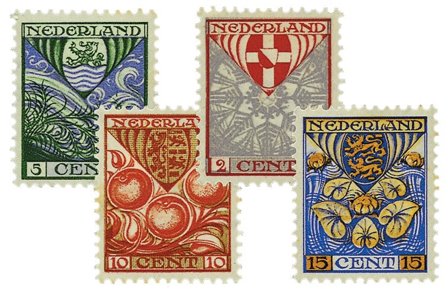 Holland 1926 - NVPH 199-202 - Ubrugt