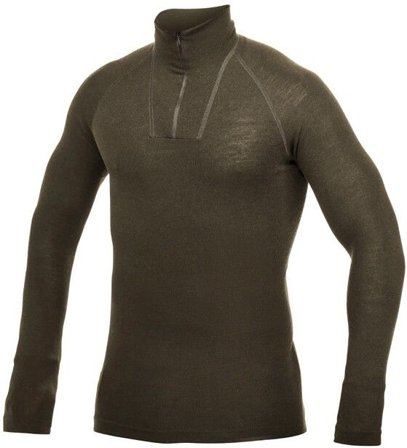 Woolpower Zip Turtleneck LITE Pine Green