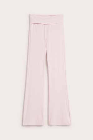 Kappahl | Utsvängda yoga pants Ljusrosa 170 | Ljusrosa