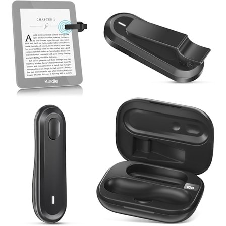 Sideoppslåer for Kindle PaperWhite, Fjernkontroll for Kindle iPad iPhone, Trådløs Clicker for Lesing i Sengen Ki