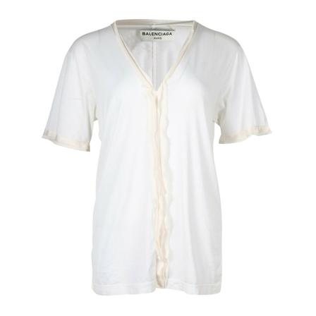 Balenciaga Vintage, Tops Wit, Dames, Maat:M