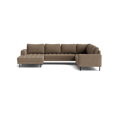 Rouge U-Form Sofa, links, Skyland Hell Graubraun, minimalistisches Design, hoher Komfort für das Wohnzimmer, moderne Polsterecke, 89cm