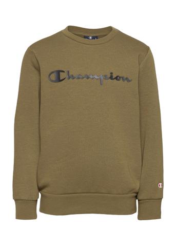 Crewneck Sweatshirt Sweat-shirt Genser Grønn Champion