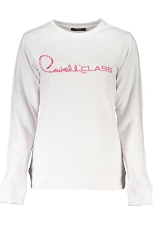 Cavalli Class Felpa Senza Zip Donna Bianco