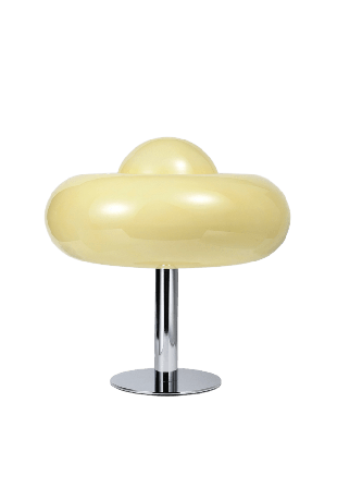 MANO ATELIER Bordslampa i glas BUBBLES Belysning Gul ONESIZE