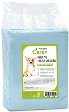 CanineCare Koiran Pissa-alusta, 60x60 cm, 18 kpl