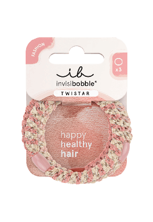 Invisibobble Twistar Blush Braids Håraccessoarer & tillbehör Dam 3 PCS