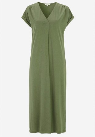 Cellbes of Sweden - Jersey-kjole i modalmiks i grønn for damer i størrelse 50/52