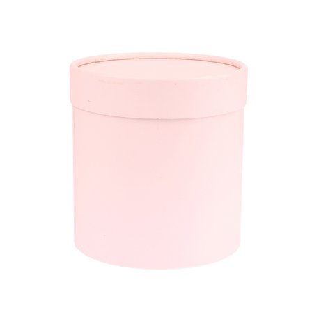 1st Flower Box Rose Bukett Boxes Rund Box for Flower Arrangem Pink