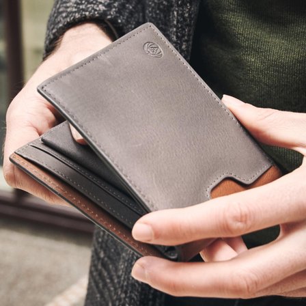 Lukas Tan Leather RFID-Blocking Wallet for Men - Wallets