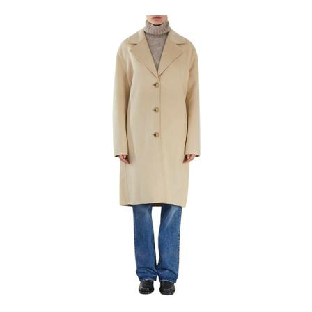 Acne Studios Single-Breasted Coats inbo, Dame Uldfrakker