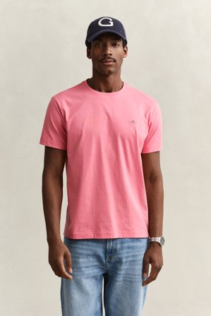 GANT Herren Regular Fit T-Shirt (4XL) Rosa