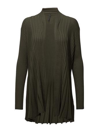 Fqclaudisse-L-Car Stickad Tröja Cardigan Grön FREE/QUENT