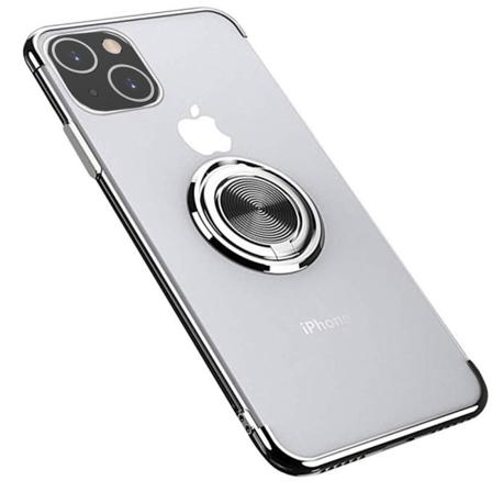 Exklusivt Floveme Skal Med Ringhållare - Iphone 13 Mini Silver