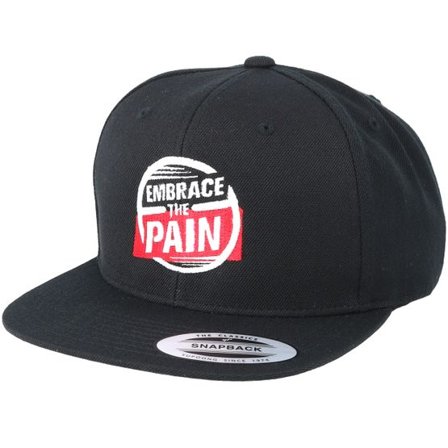 Berzerk - Svart snapback Keps - Embrace The Pain Black Snapback @ Hatstore