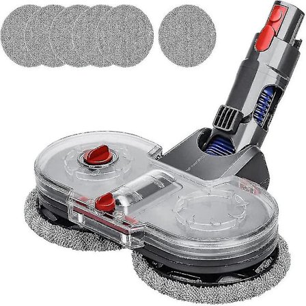 "Dyson Vacuum Electric Mop Attachment - Kompatibel med V7, V8, V10, V11, V15 - våt och torr moppning, rengöringsverktyg för hem, golvvårdstillbehör"