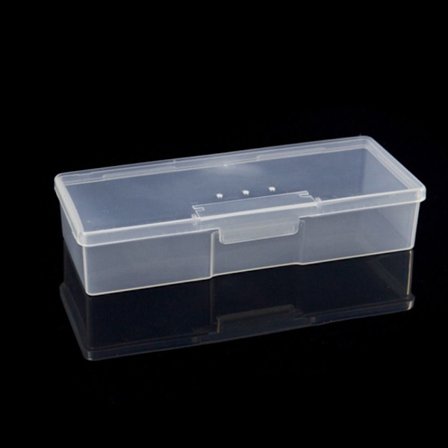 Nail Art Storage Box Nail Accessories Organizer VALKOINEN