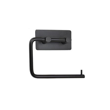 Beslag Design Base Toiletpapirholder Sortlakeret stål, Badeværelse