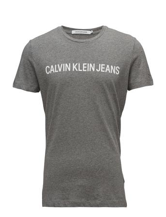 Core Institutional Logo Slim Tee T-shirt Grå Calvin Klein Jeans