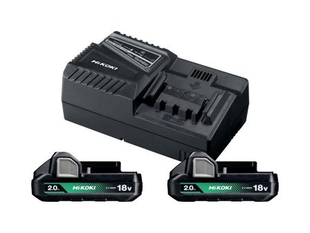 HiKOKI 68020013 Batteripaket 2,0 Ah, 2-pack, Maskintillbehör & förbrukning
