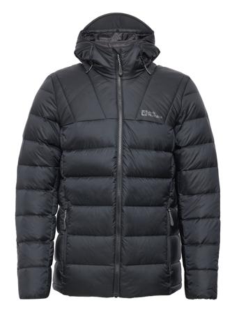 Nebelhorn Down Hoody M Fodrad Jacka Svart Jack Wolfskin