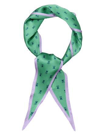 Theodora Diamond Scarf Green Becksöndergaard