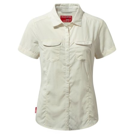 Craghoppers Women's NosiLife Adventure Shortsleeve Shirt Women short-sleeved shirts Grey 8
