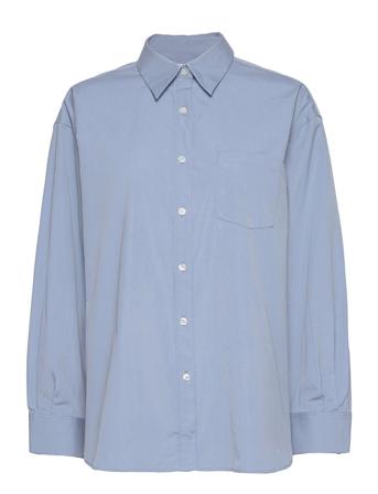 Sammy Shirt Langermet Skjorte Blå Filippa K