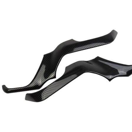 För Dodge Ram Kolfiber inre navigationsluftutloppslist 1500 2500 3500 js