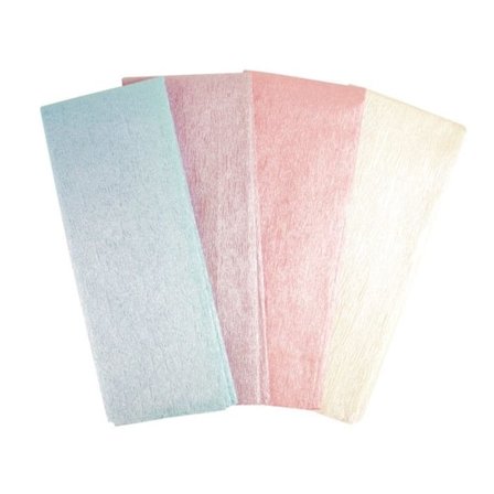 Papper Crepon Färger iriserande 100x50 cm 4 stycken