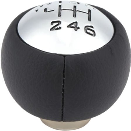 Växelspaksknopp, 6-växlad växelspaksknopp, Växelspakskula, Ersättnings manuell växelspaksknopp för 307 308 3008 407 5008 807 C3 C4 C8/NC/