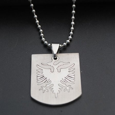 Rostfritt stål HALSBAND med HÄNGSMYCKEN