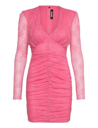 Lace Mini Ls Dress Pink ROTATE Birger Christensen