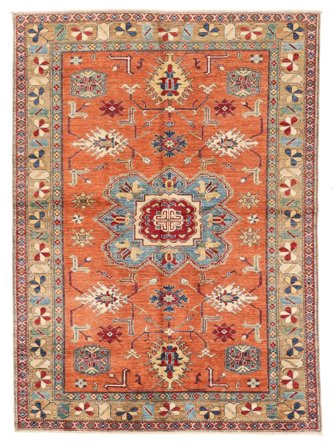 169X235 Tapete Oriental Kazak Ariana Castanho/Vermelho (Lã, Afeganistão)