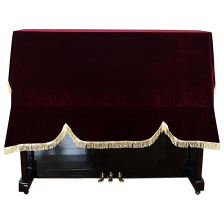 Pölytiivis käytännöllinen cover Home Pehmeä taitettava pystysuora kultainen sametti Red
