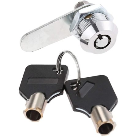 Allotubulær lås for sikkerhetsskuff dør sylinder postkasse verktøykasse lås med 2 nøkler (LGL)