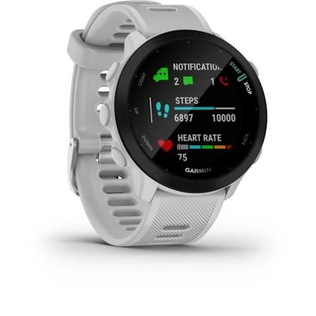 Sportsforbundet ur - GARMIN - Forerunner 55 - Whitestone (Hvid)