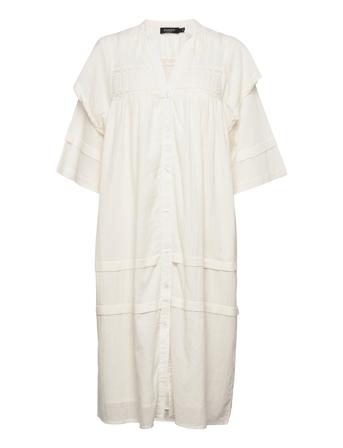 Slayhana Dress Ss White Soaked In Luxury