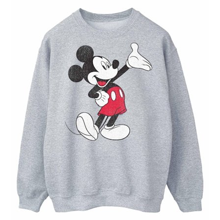 Mickey Mouse Dam/Dam Traditionell Wave Sweatshirt XL Sport