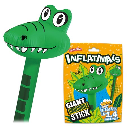 Oppustelig Krokodille 140 cm