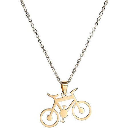 Sykkel Sport Halskjede Reise Reisende Sjarme Syklist Halskjede Smykker Gaver Til Sykkelentusiaster Kvinner Jenter Tenåringer,shznv