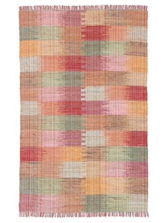Checkered Sorbet Chess Multicolor Rug