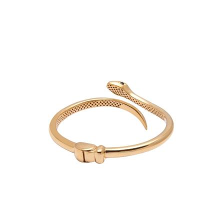 Nialaya, Women& Snake Bangle Żółty, Kobieta, Rozmiar: XS
