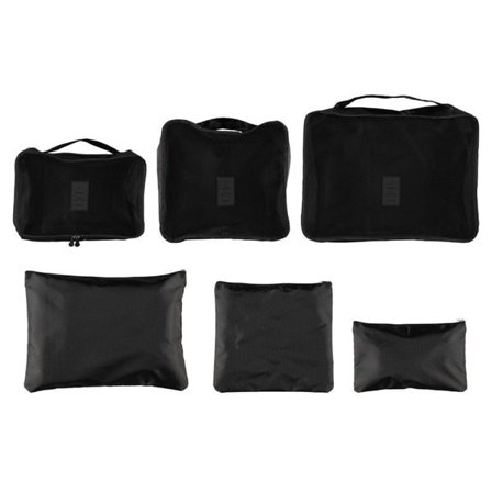 Resekit 6 delar – organiseringsset för resväskan