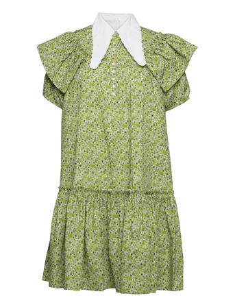 Carlson Ltd. Dress Kort Klänning Grön Birgitte Herskind