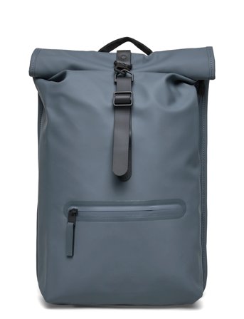 Rains Rolltop Rucksack W3 - Blue - ONE SIZE